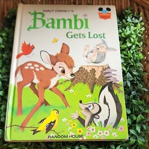 Vintage 1972 Walt Disney's Bambi Gets Lost Albert G. Miller Random House